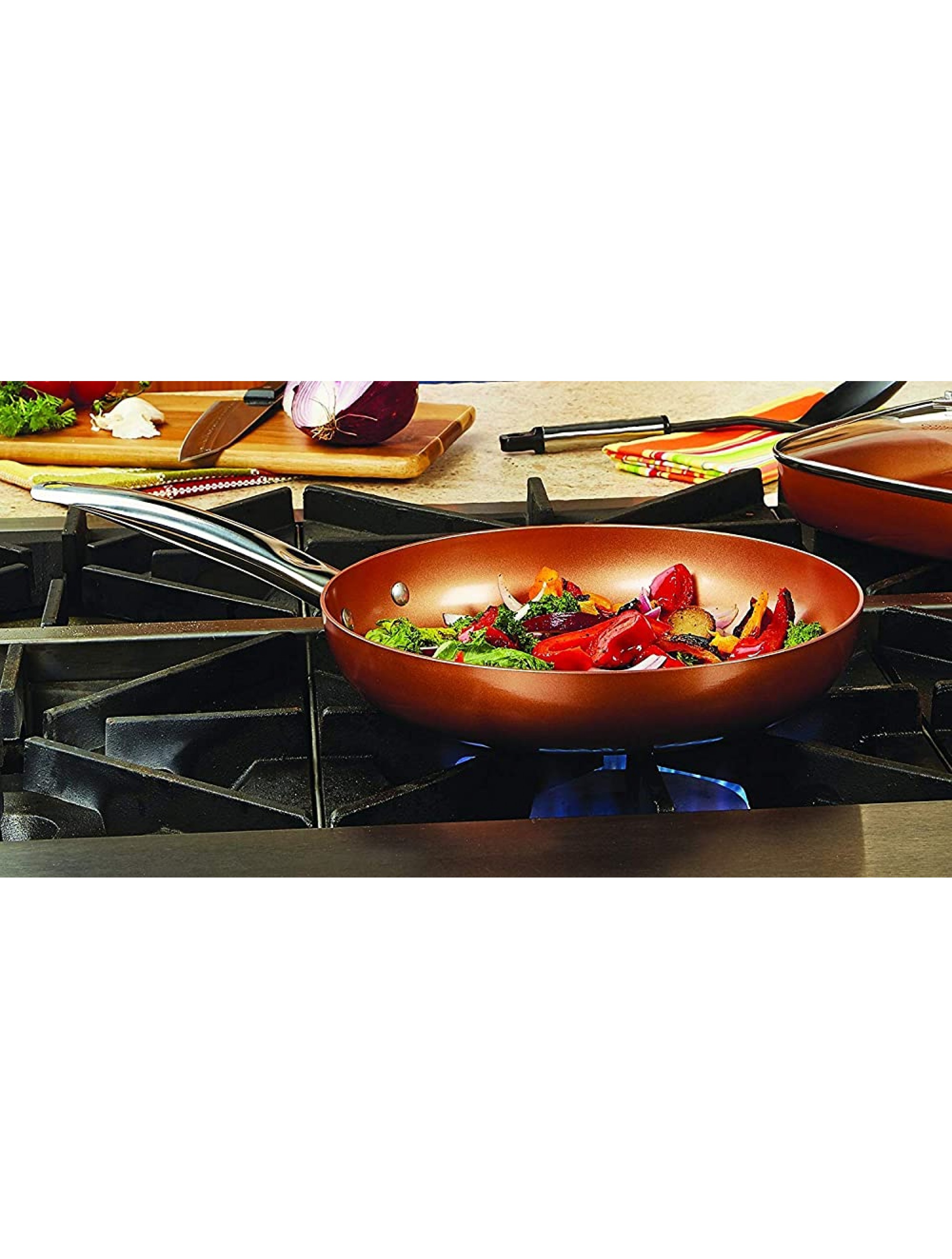 Copper Chef 12 Round Pan with Lid - BTE19KOUA