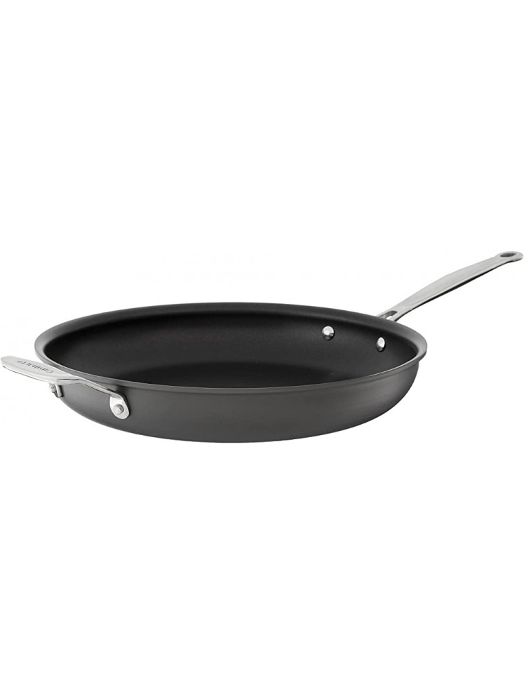 Cuisinart Chef's Classic Nonstick Hard-Anodized 12-Inch Open Skillet with Helper Handle Black - BSILOUT9D