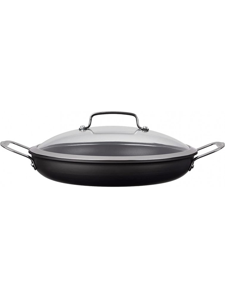 Cuisinart Contour Hard Anodized 12-Inch Everyday Pan with Cover,Black - B0RPFGU5Y