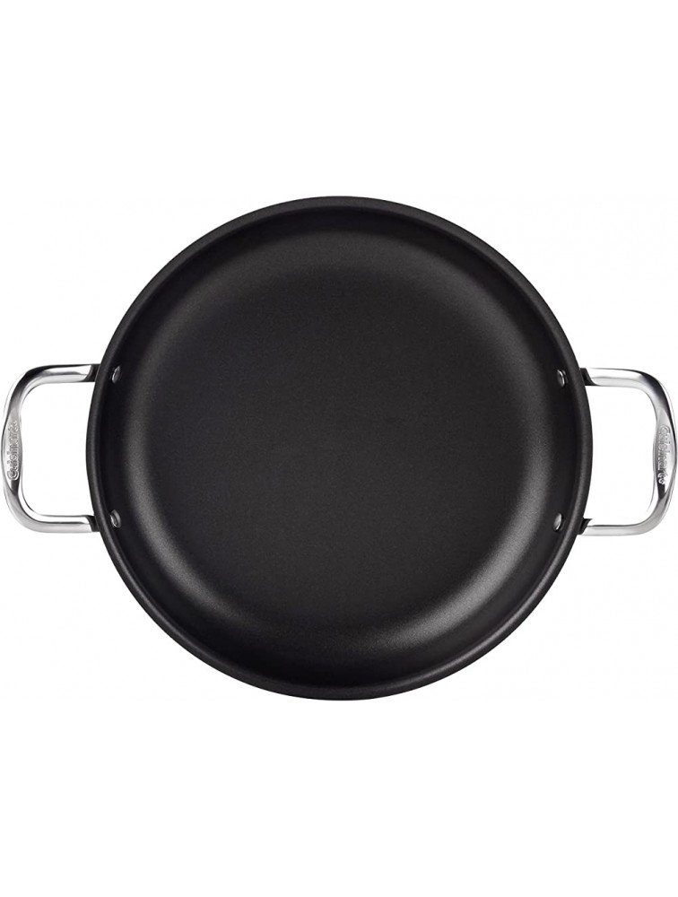 Cuisinart Contour Hard Anodized 12-Inch Everyday Pan with Cover,Black - B0RPFGU5Y