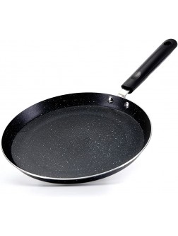 LTJX Non Stick Frying Pan 33Cm Omelette Pan Chef Skillet Stainless Steel Induction Non Stick Frying Pan All Stoves Compatible,Black,20cm - B3HP7MJLF
