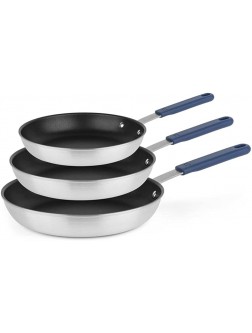 Misen Nonstick Frying Pan Set Non Stick Fry Pans for Cooking Eggs Omelettes and More 8 10 and 12 Inch Cooking Surface Nonstick Skillet Set - BRKGK9AT1