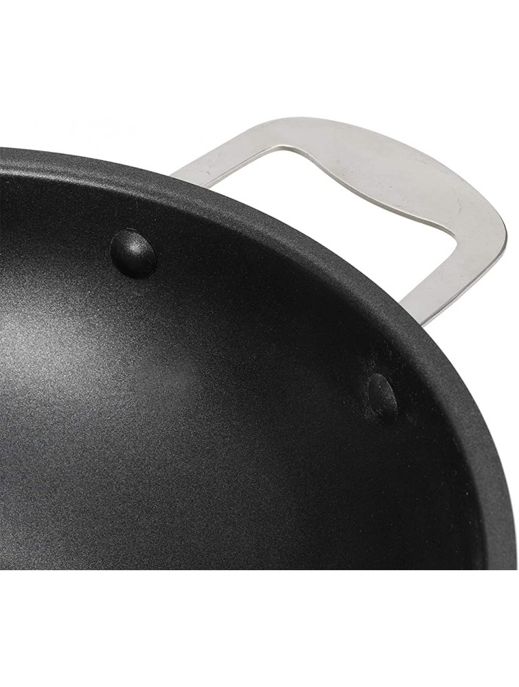 Nonstick Pan Stainless Steel Frying Pan with 2 Handles Round Skillet Everyday Pan All Purpose Pan for Daily Use Chef - BHFMGDLY1