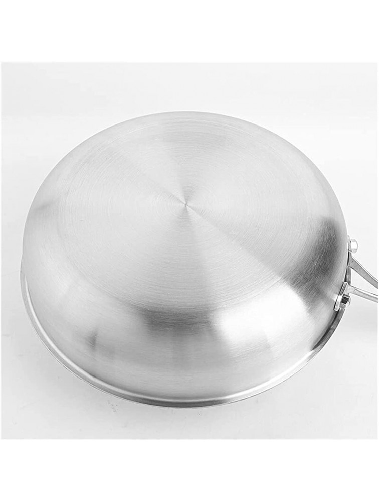 SHUOG 20 26CM Frying Pan Food Grade 304 Stainless Steel Non Stick Pan Honeycomb Pot Bottom Induction Cooker Gas Stove General Wok Chef's Pans Color : 20CM Frying pan - B519TZG1P