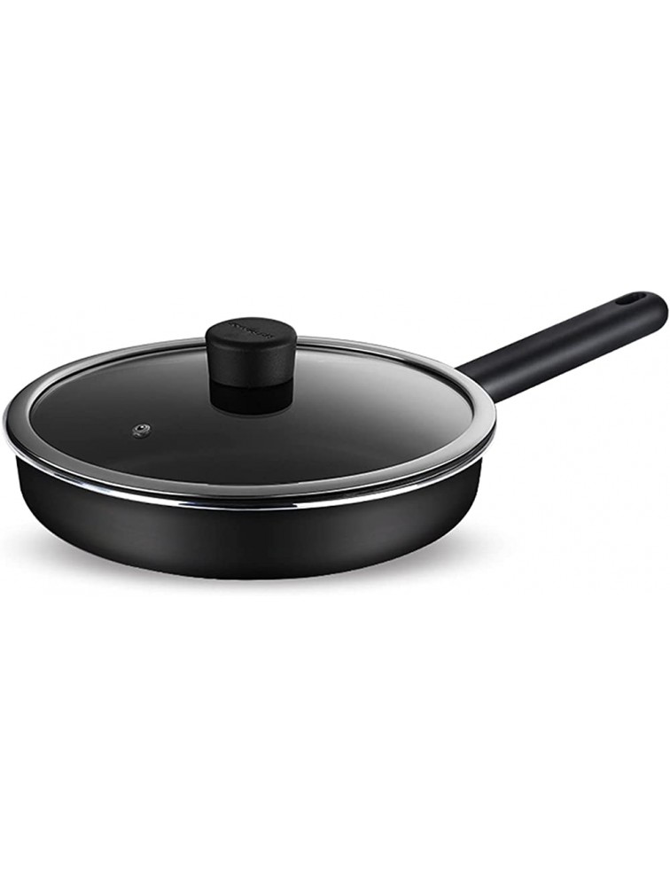 SHUOG High-end Frying Pan Home Non-stick Pans 26-28cm Traditional Wok Super Cost-effective Scrambled Pancakes Eggs Pan Kitchen Tools Chef's Pans Color : 26CM pan with cover - BS61L0S0A