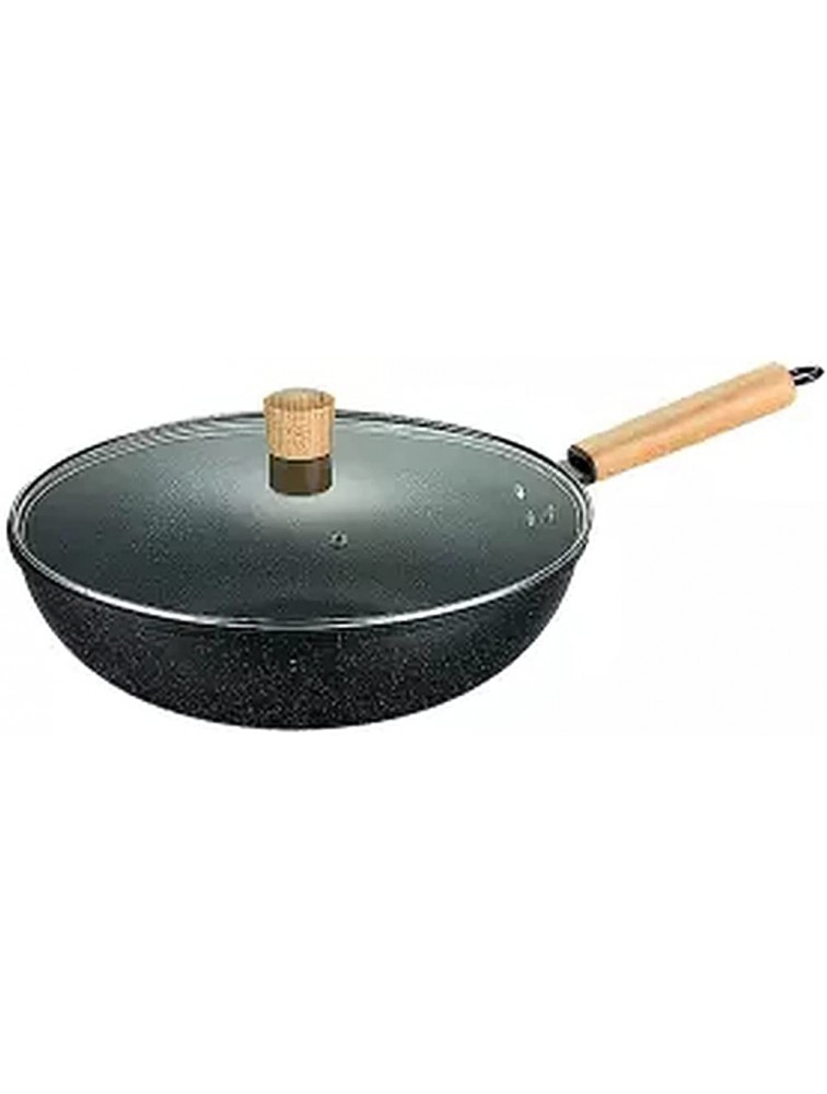 SHUOG Wok Non-stick Pan No-smoke Pan Gas Cooker Universal Cooking Iron Pot Home Frying Pan Kitchen Pots And Pans Egg Pan Frying Pan Chef's Pans Color : 32cm without cover - BVSUBPTWC