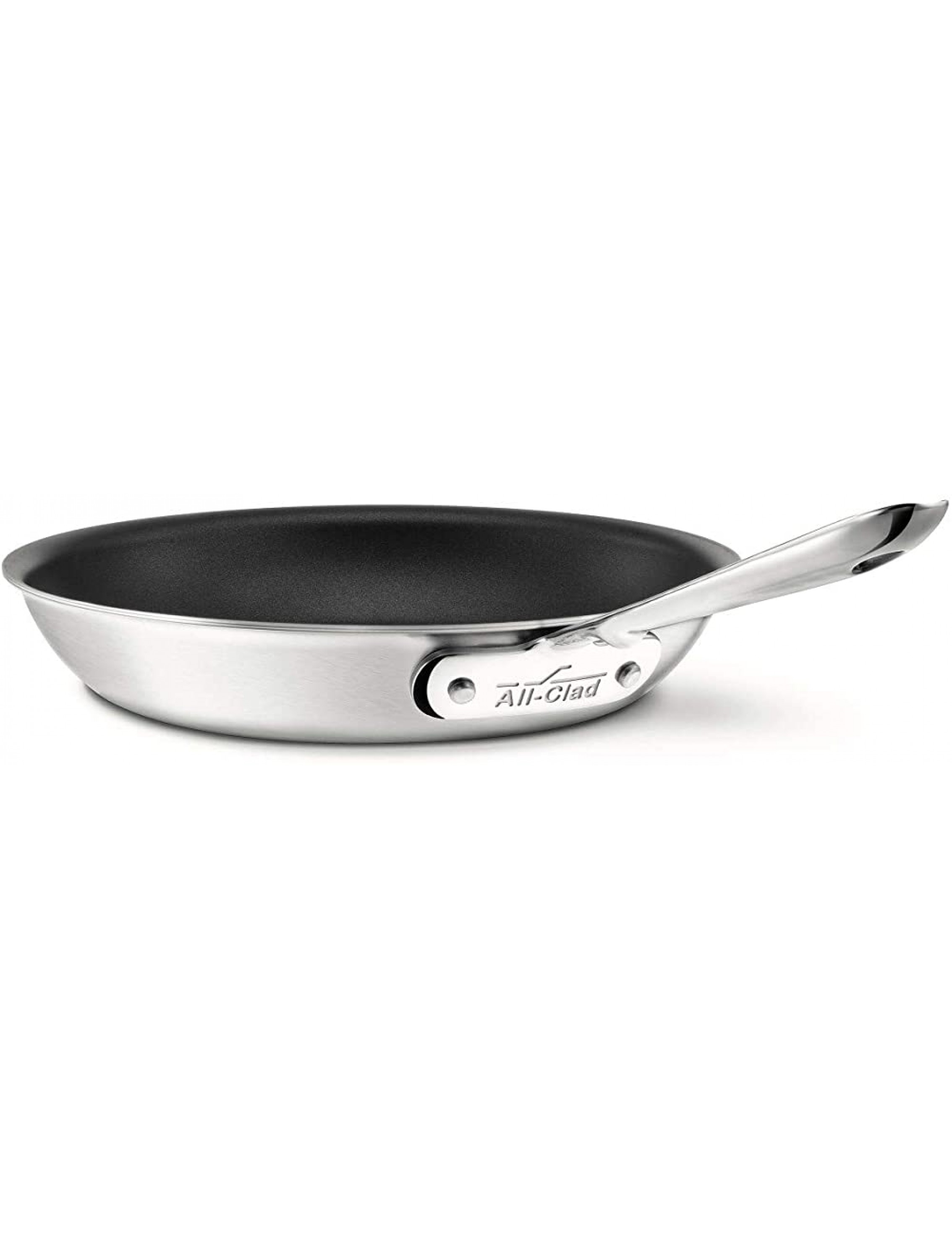 All-Clad BD55110NSR2 D5 Brushed 18 10 Stainless Steel 5-Ply Bonded Dishwasher Safe Nonstick Fry Pan Saute Pan Cookware 10-Inch Silver - B80YHK22G