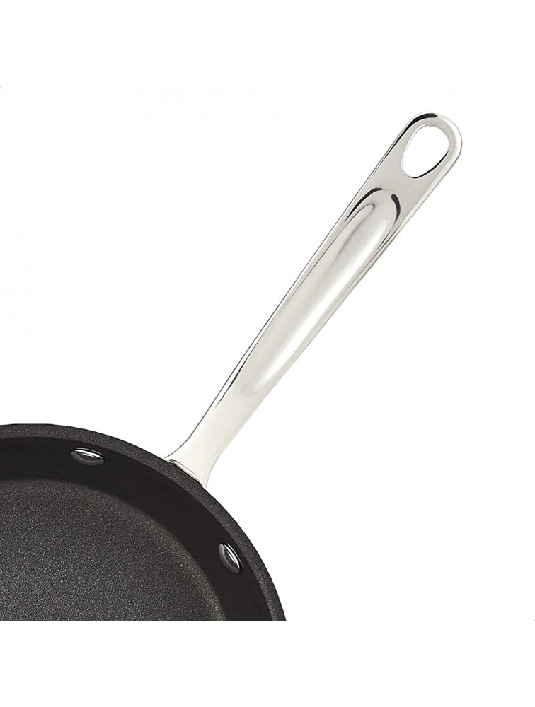 Commercial Tri-Ply Non-Stick Stainless Steel Fry Pan 8 Inch - BPWB6J89Y