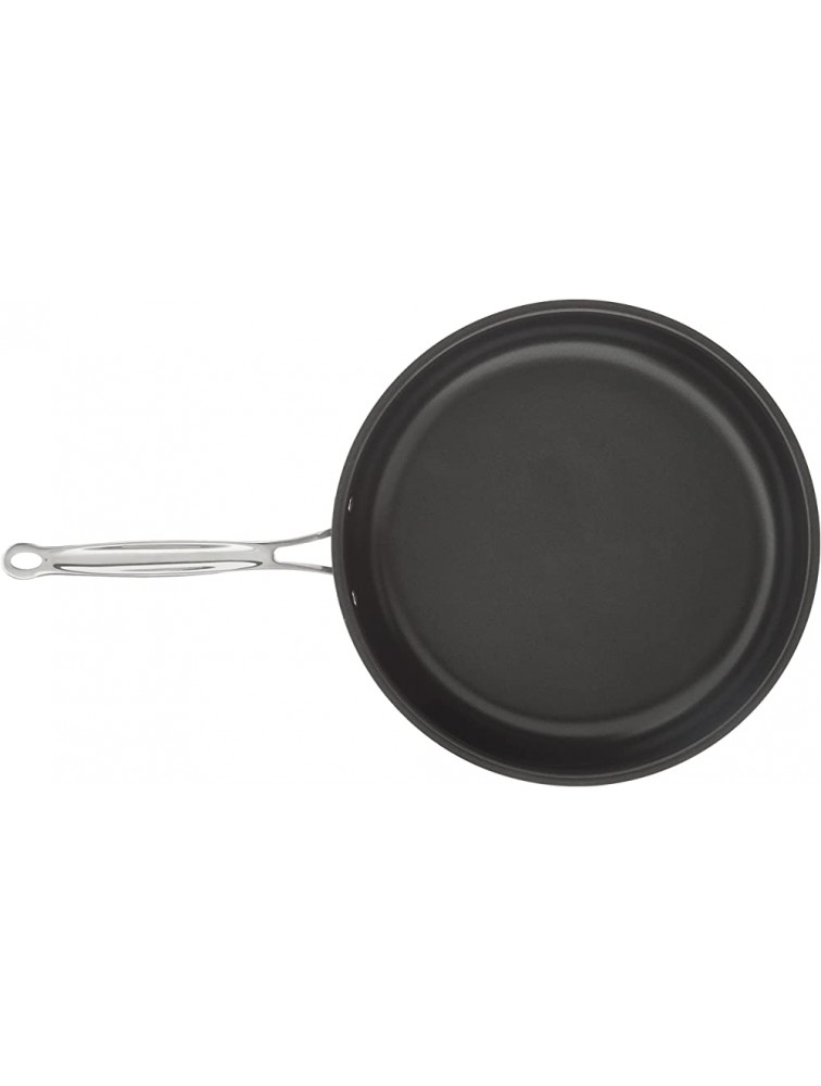 Cuisinart 622-30DF Chef's Classic Nonstick Hard Anodized 12-Inch Cover Deep Fry Pan Black Stainless Steel - BZ1U758G9