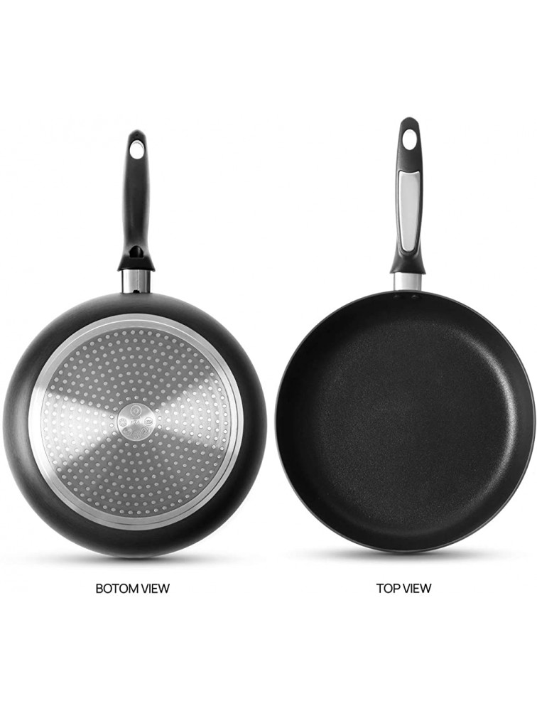 House of Living Art Wok Pan with Lid and Induction Bottom 11.8 Inch - B0JJ5P5JS
