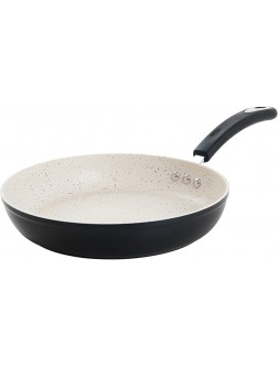 Ozeri ZP6-30 12" Stone Earth Frying Pan 100% APEO & PFOA-Free Stone-Derived Non-Stick Coating from Germany Lava Black & 12" Earth Frying Pan Lid in Tempered Glass by Ozeri - BH3DYFKTH