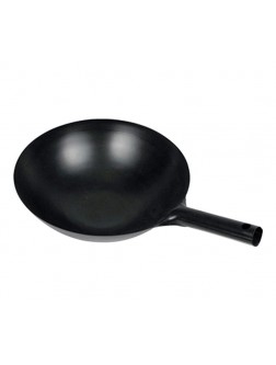 Winco Chinese Wok with Integral Handle 14-Inch Black - BP6NQPXOA