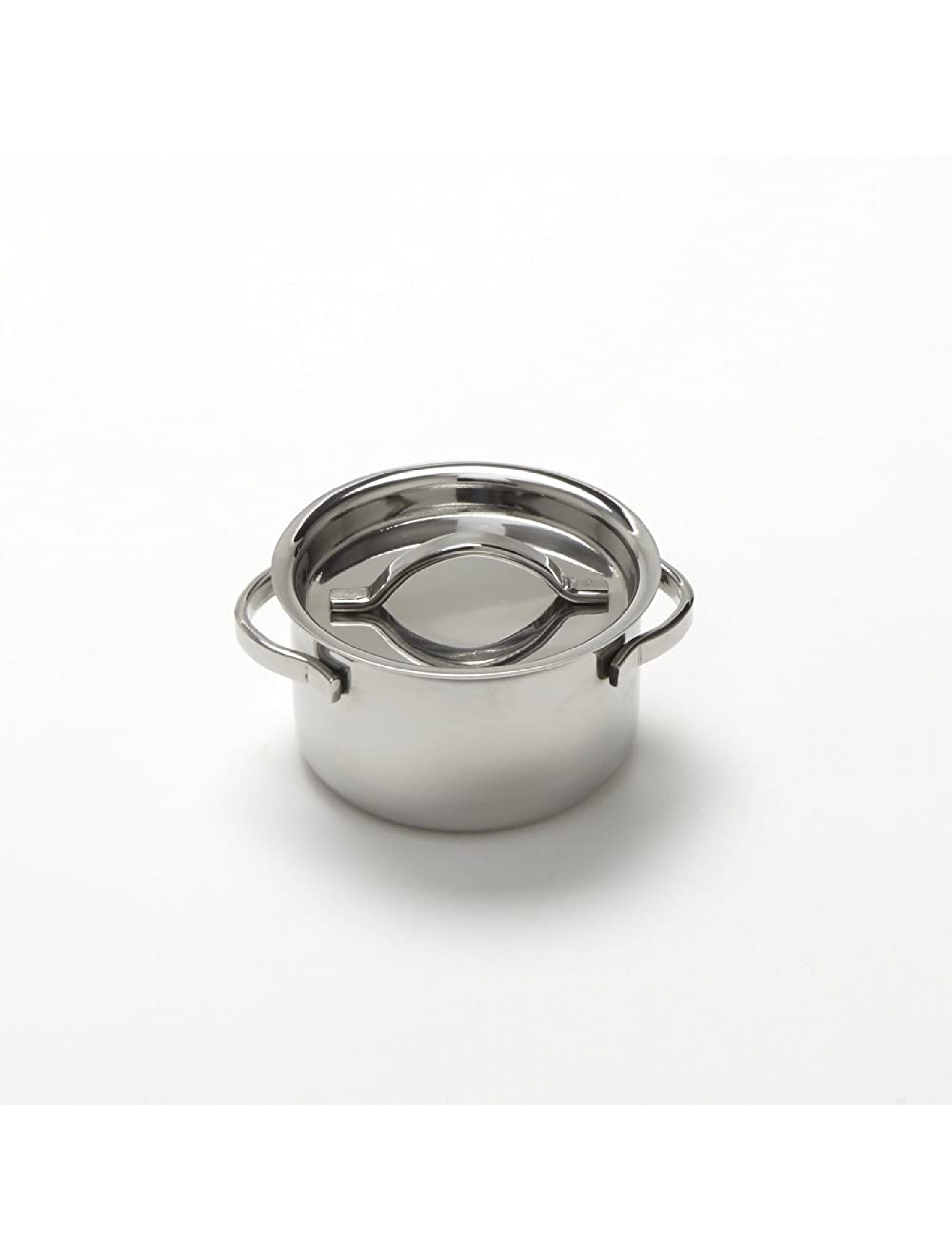 American Metalcraft MPL4 Stainless Steel Mini Pot with Lid 4 oz. - BUGMTB9CD