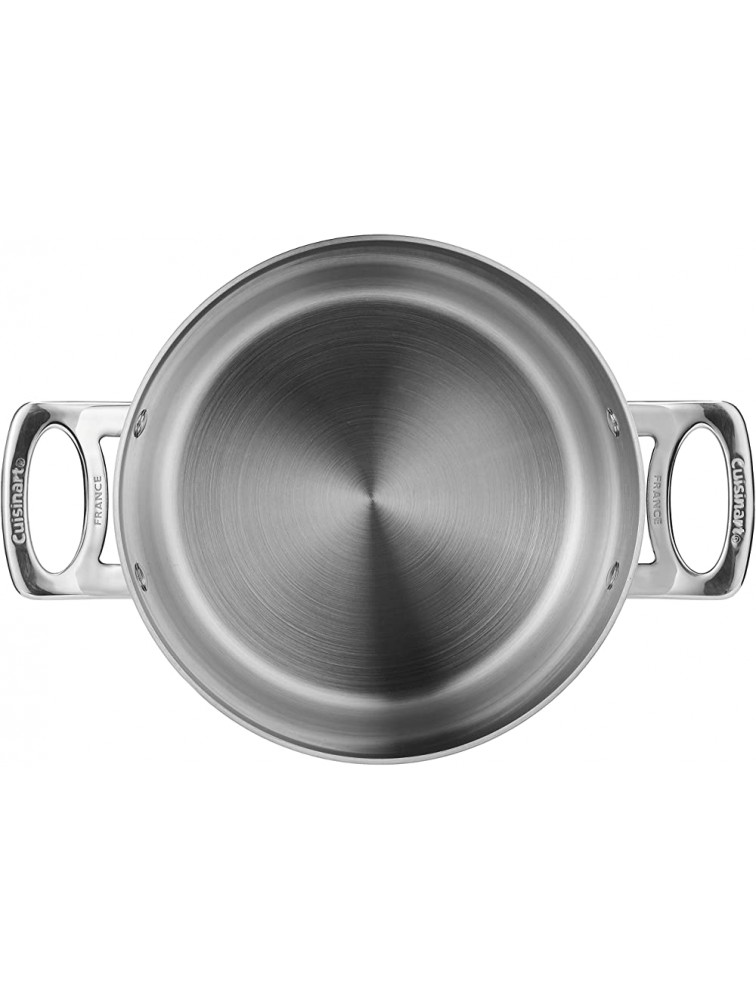 Cuisinart French Classic Tri-Ply Stainless 6-Quart Stockpot with Cover - BU1VO3Z6K