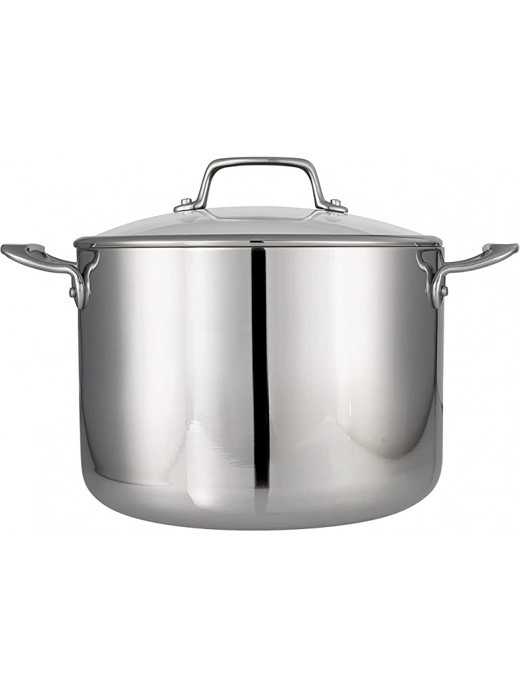 Tramontina Covered Stock Pot Tri-Ply Clad 8 Qt 80116 038DS - BUGYTWFO5