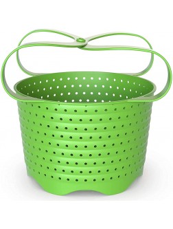 Avokado Silicone Steamer Basket for 6qt Instant Pot [3qt 8qt avail] Ninja Foodi Other Pressure Cookers and Instant Pot Accessories Perfect Pressure Cooker Accessory Rust and Dent Free - BR1D0168Q