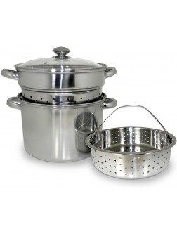 8 QT 4 Piece Stainless Steel Multi-Cooker - BOVEEH1RW