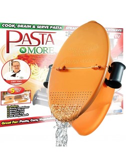 Pasta N More Pasta Cooker Non Stick Microwave Pasta Cooker-100% BPA FREE-As Seen On TV Copper 12 inches X 9.5 inches X 5 inches - BLG90B0FZ