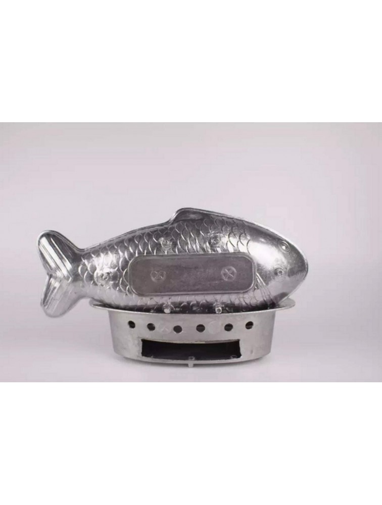 Shabu Hot Pot Set Fish Plate Shape Aluminum Thai Style Asian Street Food - BKOF10Z7P