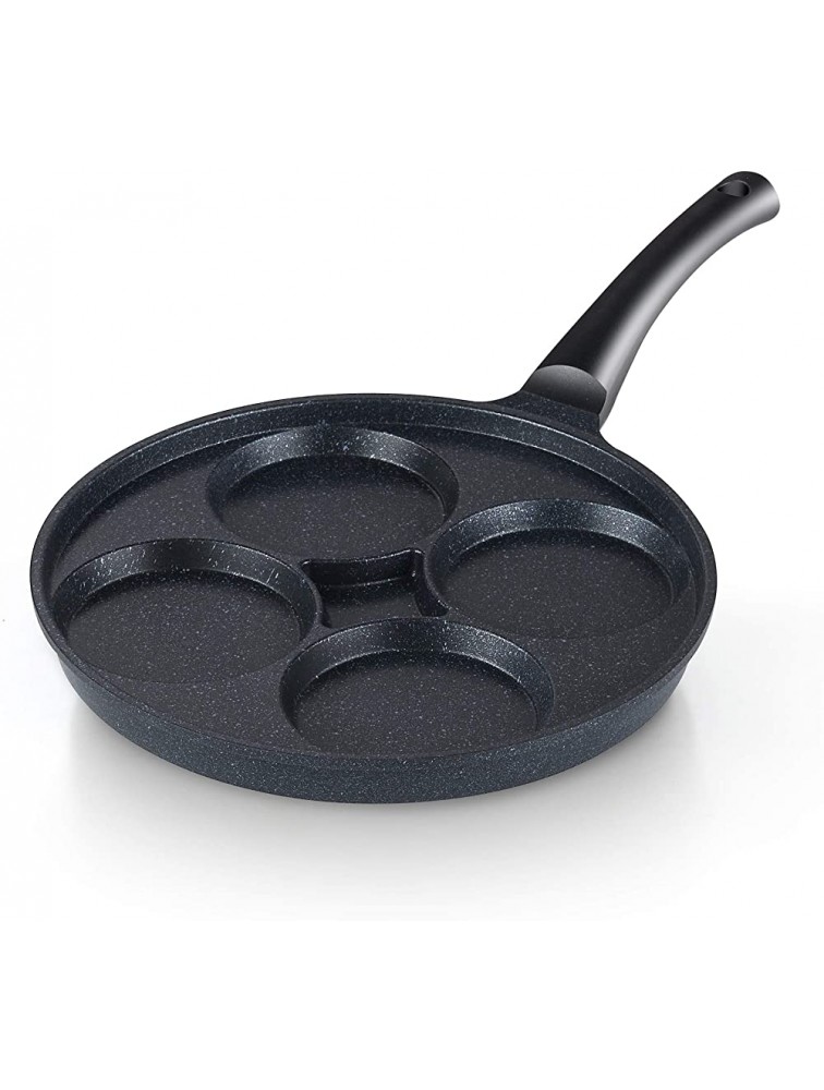 Cook N Home Marble Nonstick cookware Pancake Pan 11" 4 Black - BV2SDX3LV