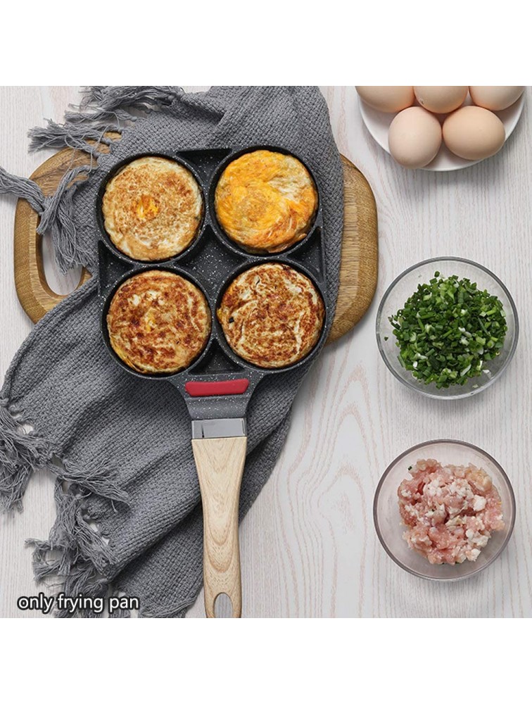Egg Frying Pan Nonstick 2 Cups Pancake Pan Easy Clean Egg Cooker Omelet Pan Aluminum Egg Cooking Pan Multifunction Fried Egg Burger Pan Universal Bacon Pan Suitable for Gas Stove Induction Cooker - B9ZV4YNPE