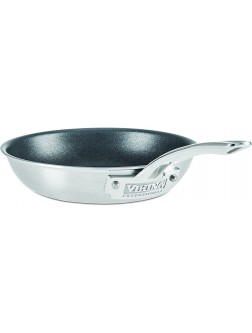 Viking Culinary Professional 5-Ply Stainless Steel Nonstick Fry Pan 8 Inch 4015-1N18S Silver - BIJ6W2S1K