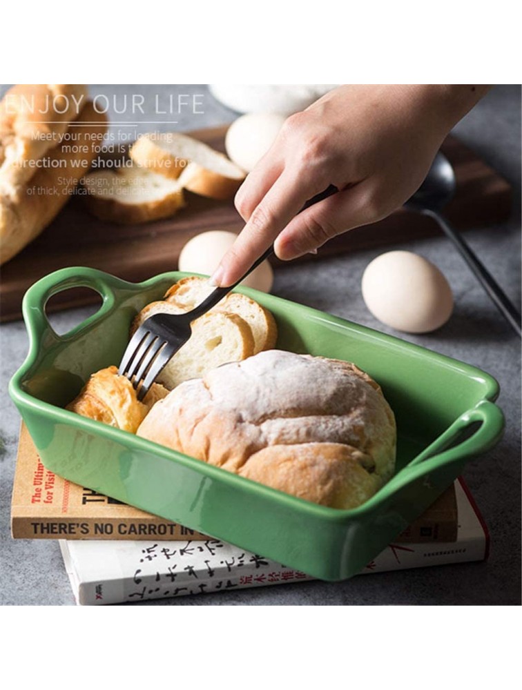 Multi Baker Dish Fish Dish Easy To Clean Glaze Ceramic Bakeware Durable Porcelain Baking Dish Multifunction For Cooking Kitchen Cake Dinner Banquet And Daily Use Baking Pan - BQA5SMPXL