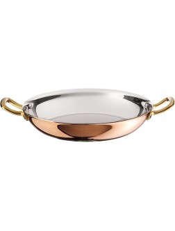 Paderno World Cuisine Copper-Stainless Steel Paella Pan 10 1 4-Inch - BMCKFWE2U