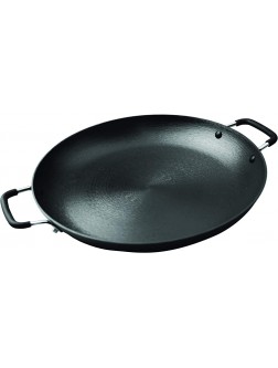 Paella Cast Iron Fry pan with 2 handles 14" Diameter - B3B67ANZX