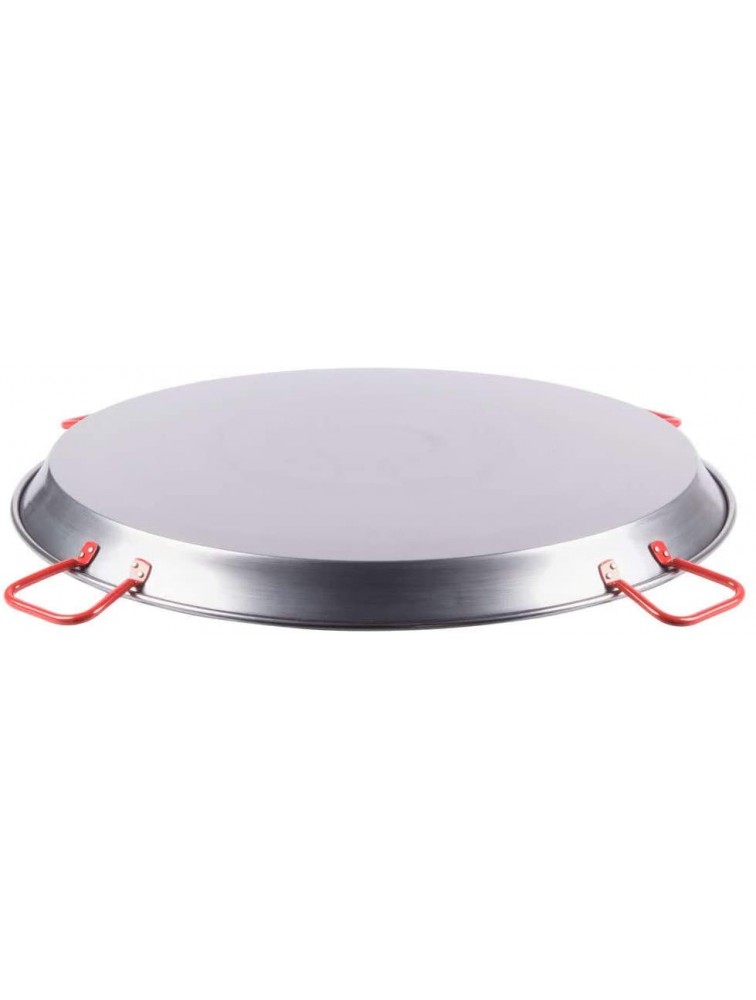 Thaweesuk Shop New 35 1 2 Large Pan Polished Carbon Steel Catering Tray Rice Seafood Cooker Spanish Carbon Steel Diameter 35 1 2 x 2 13 16H of Set - BP19BTSNK