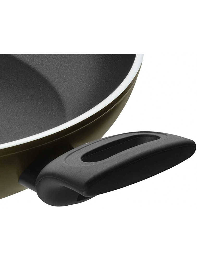 WMF Permadur Element Paella Pan Aluminium Non-Adhesive Suitable for All Kinds of Kitchens Including Induction Steel Resistant Exterior 30 cm Without PFOA - BSHYZNOH9