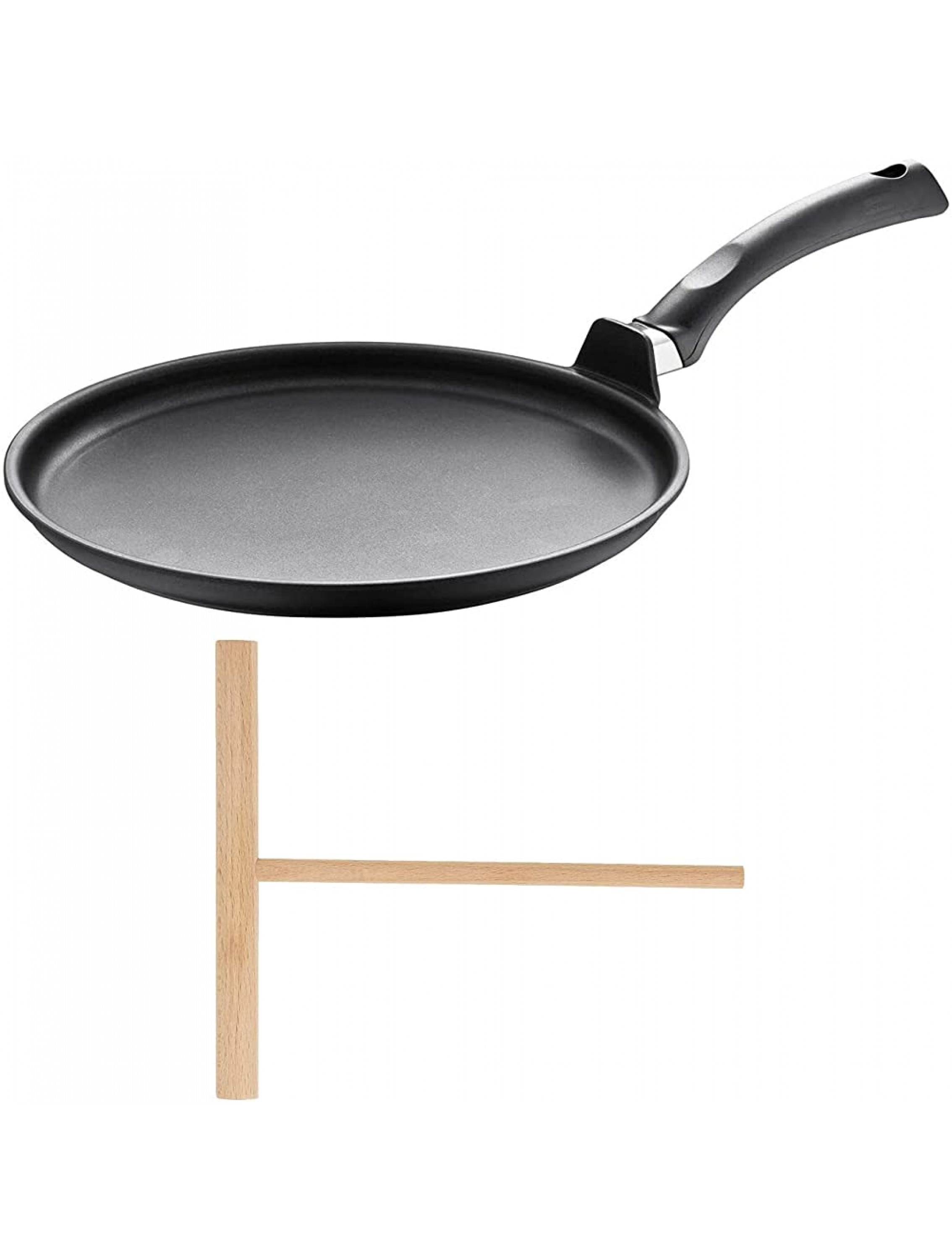 Berndes 611288 Specialty 11.5-Inch Crepe Pan with Crepe Spreader Bundle 2 Items - B7YTUQYE1