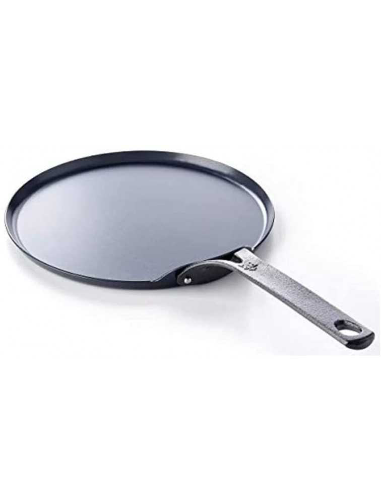 BK Cookware Black Steel 10-Inch Crepe Pan with Pancake Rake Bundle 2 Items - BS7IQ7O8B