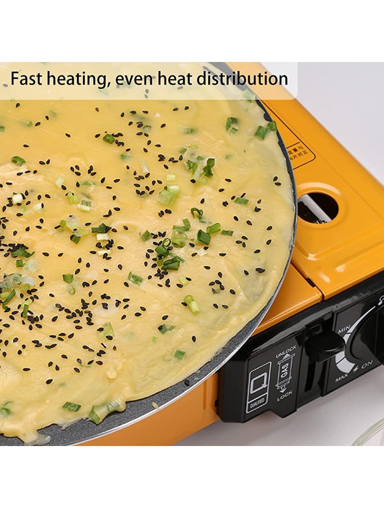 Crepe Pan Multifunctional Frying Pan with Coating Round Flat Skillet Pancake Crepe Omelet Pan for Gas Stove Induction Cooker, - BBEPMQCYO