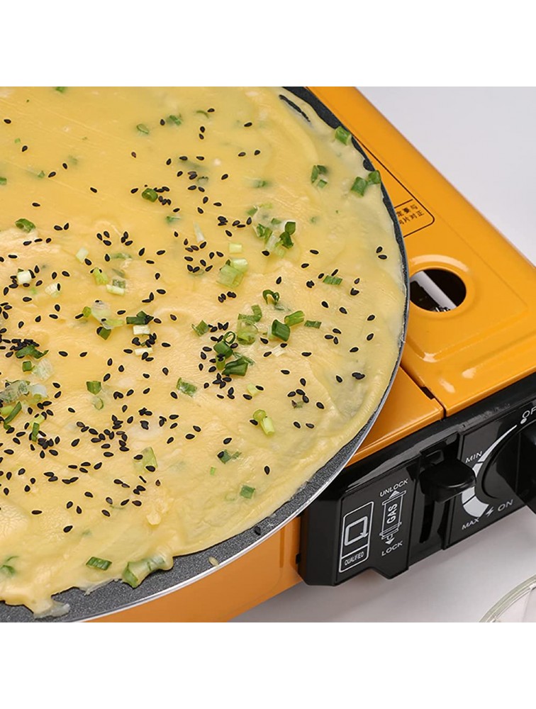 CUYUFICCrepe Pan 11.8 Non-Stick Flat Skillet Tawa Griddle Crepe Pan with Long Handle for Tortillas Pancakes Rotis Crepes - BRIZJX1QI
