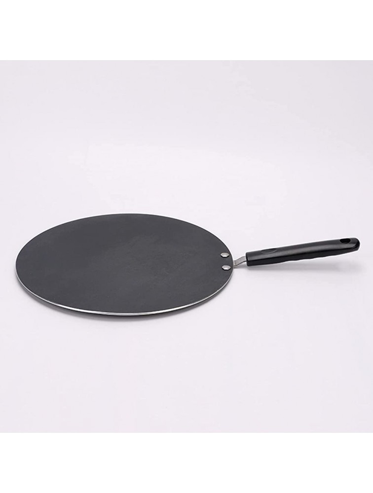 CUYUFICCrepe Pan 11.8 Non-Stick Flat Skillet Tawa Griddle Crepe Pan with Long Handle for Tortillas Pancakes Rotis Crepes - BRIZJX1QI