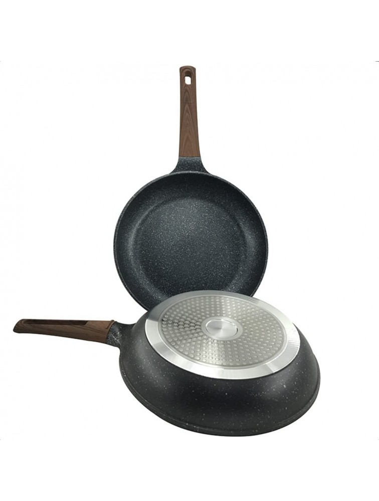 Griddle Pan Nonstick Pancake Pan Dosa Tawa Crepe Pan Flat Skillet Bakelite Handle Induction Ceramic Stoves Compatible Size 11Inch - BXQZZ8GPK