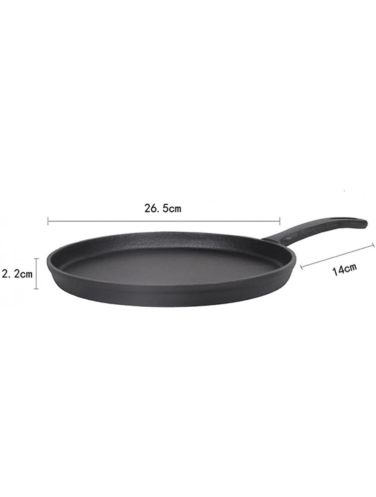 SHUOG 26cm Thickened Cast Iron Non-stick Frying Pan Layer-cake Cake Pancake Crepe Maker Flat Pan Griddle Breakfast Omelet Baking Pans Chef's Pans Color : B - BRJP3L8V6