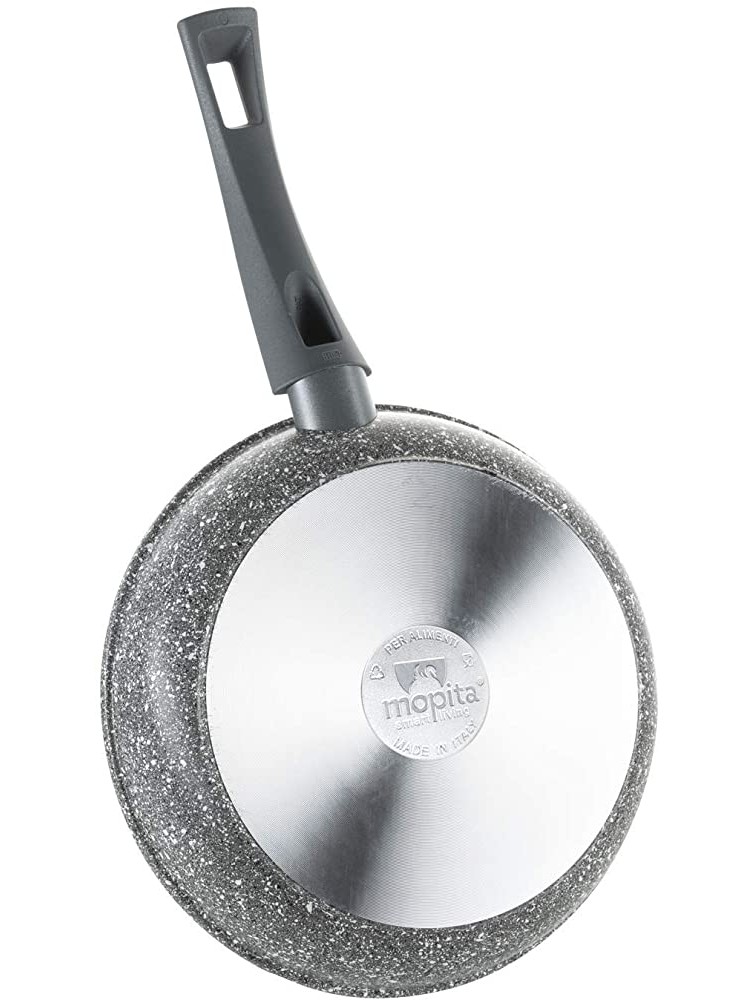 Mopita Roccia Viva 24cm 9.45 Non-Stick Forged Aluminum Fry Pan Medium Grey - BL0H3371P