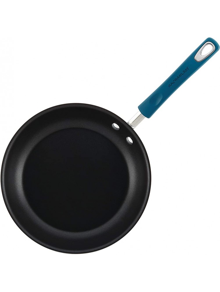 Rachael Ray Brights Nonstick Frying Pan Set Fry Pan Set Skillet Set 9.25 and 11 inch Blue - BAY5YZMWQ