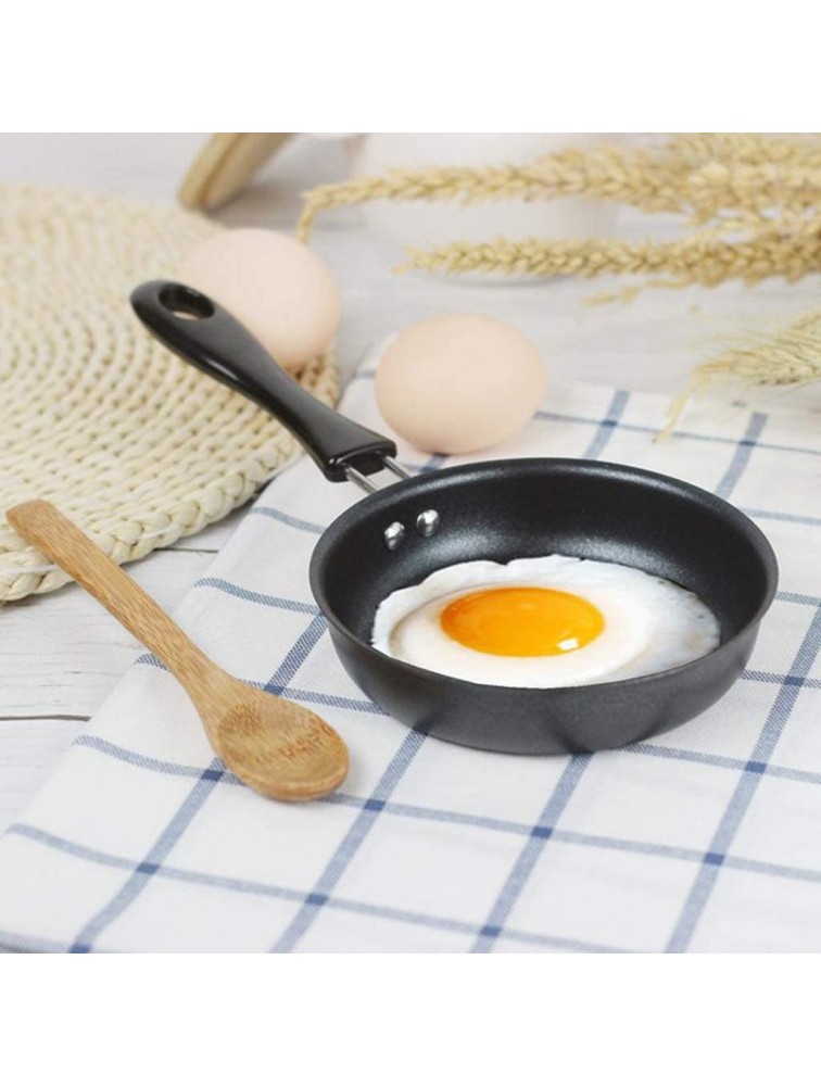 Sun Terriory Frying Pan Small One Egg Pancake Round Mini Non Stick Fry Pan 4.7-inch mini cast iron skillet - BZY4LLLHL