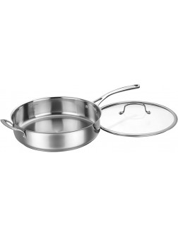 CUISINART 9533-30H Forever Stainless Collection Cover 5.5 Qt Saute Pan Stainless Steel - BNTJVLTR9