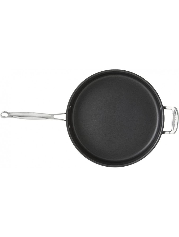 Cuisinart Chef's Classic Nonstick Hard Anodized 5.5 Quart Saute Pan Black - BO9X1SXM2