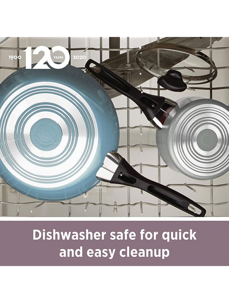 Farberware Dishwasher Safe Nonstick Jumbo Cooker Saute Pan with Helper Handle 6 Quart Blue - BPHDIZ2VM