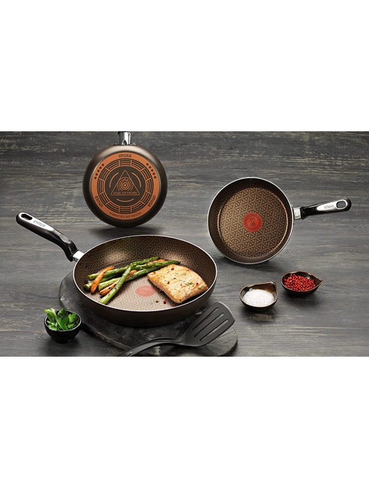 IMUSA USA 9.5'' Talent Master Line Nonstick Fry Pan w Thermal Signal Signal - BR4PGP6PX