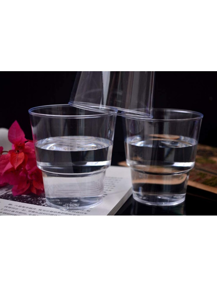 10pcs Plastic Cup Tumblers Glasses Disposable Cup Party Wedding Birthdays Holidays 10,230ml - BLWPAF5T4