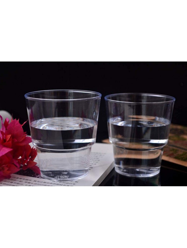 10pcs Plastic Cup Tumblers Glasses Disposable Cup Party Wedding Birthdays Holidays 10,230ml - BLWPAF5T4