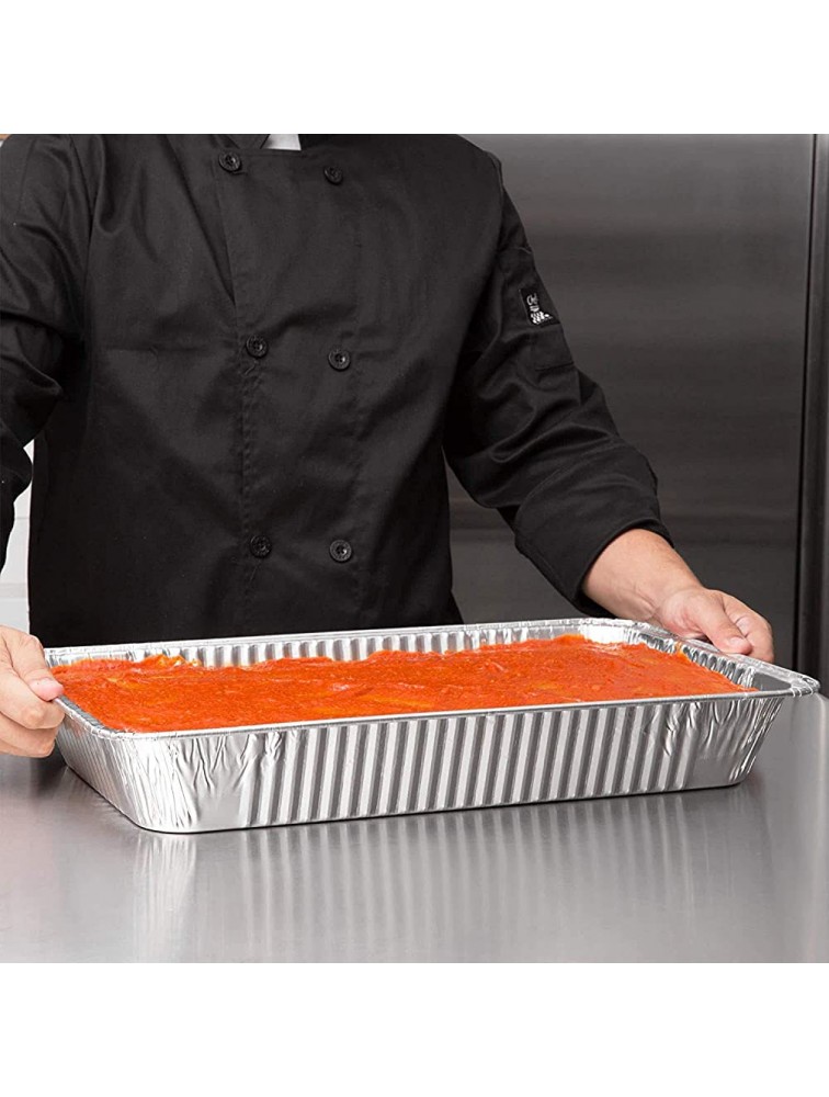 Durable Disposable Aluminum Foil Steam Roaster Pans Full Size Deep Heavy Duty Baking Roasting Broiling 18 X 14 X 3.5 Thanksgiving Turkey Dinner 30 - BV3BTSAVN