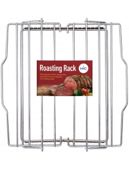 HIC Harold Import Co. Adjustable Baking Broiling Roasting Racks Chrome Plated Steel Wire - B4BNLQLZE