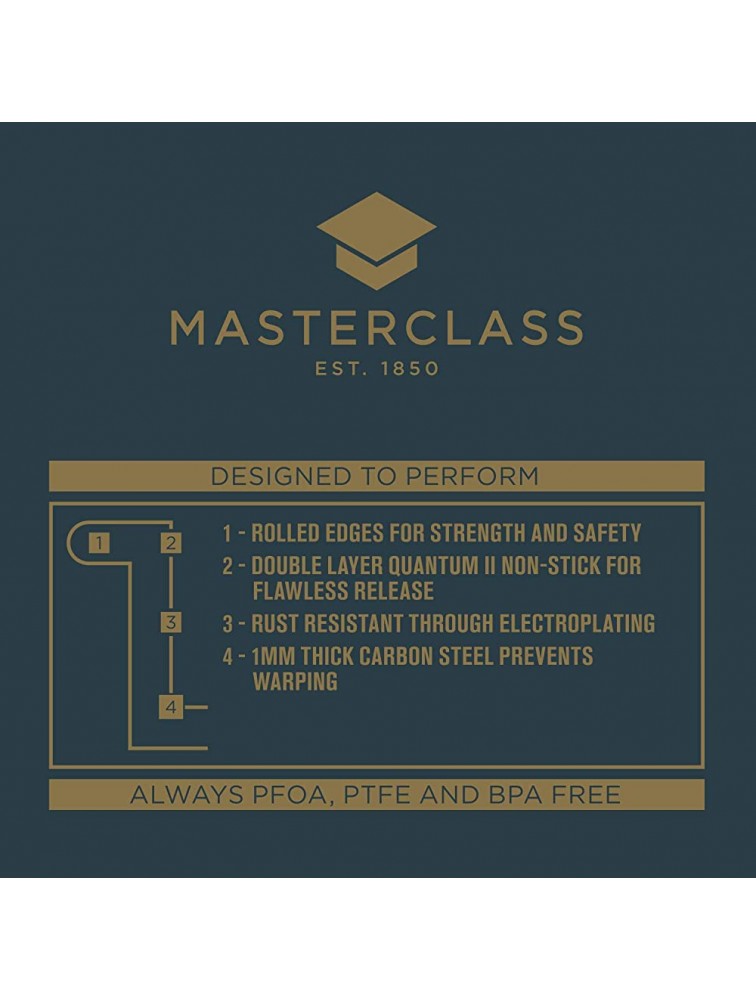 MasterClass Non-Stick Roasting Tin 27 x 21 x 4 cm - B3ZBHG7AW